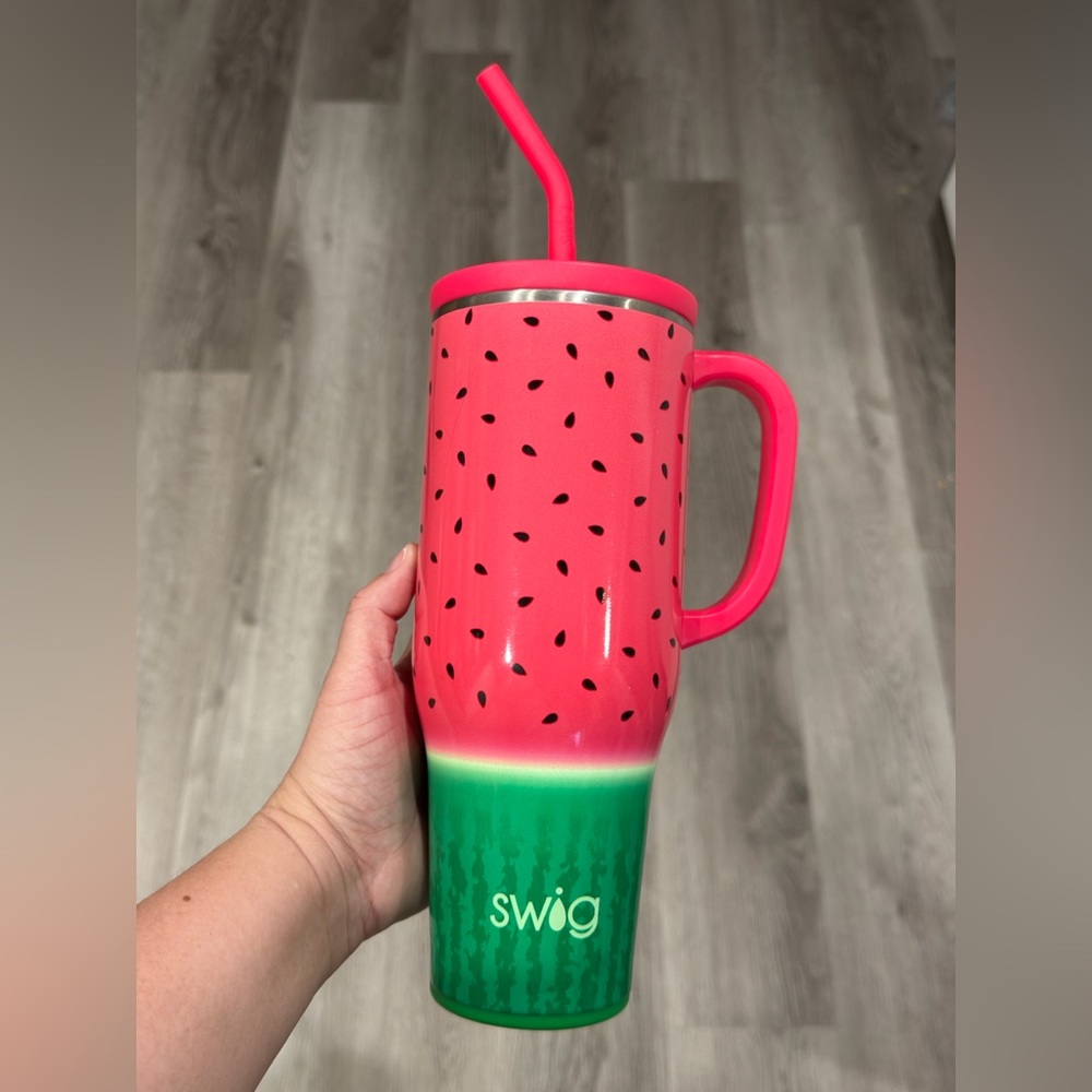 Swig Watermelon Tumbler with Straw